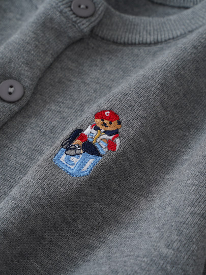 48S Fine-Spun 100% Cotton 14-Gauge Dense Knit Women's Cardigan Round Neck Sweater Jacket Autumn Thin Style 4