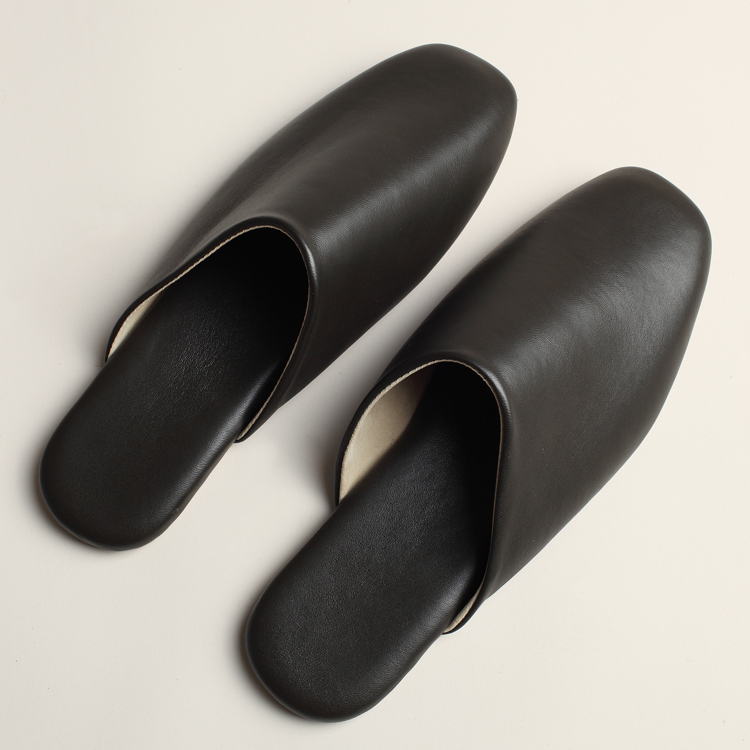 High-End Nordic Imported Lambskin Office Non-Slip Silent Couple Home Oxford Soft-Soled Genuine Leather Slippers