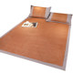 Mat 1.8m bed summer rattan mat three-piece folding 1.5m single student dormitory straw mat 1.2 ice silk mat