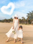 AM Sauce Majia Super Beauty Seaside Beach Beach Váy dài Váy Yangmia Quần áo gia đình Gói mùa hè Sản phẩm mới - Trang phục dành cho cha mẹ và con