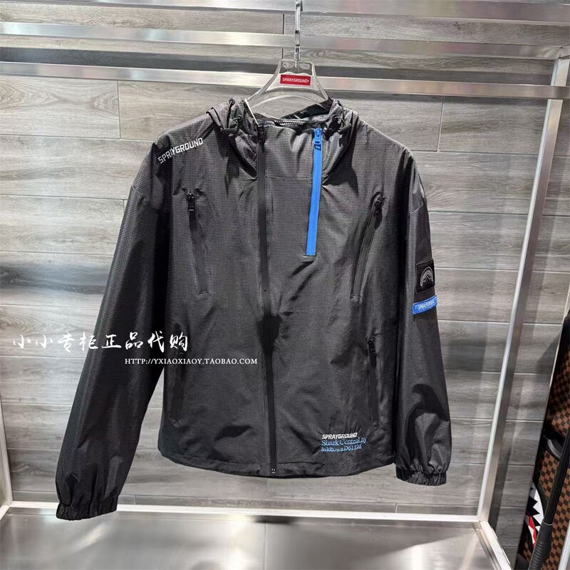 Sprayground Shark Mouth Authentic 26 Styles Unisex Outdoor Style Hooded Sun Protection Jacket W1211128