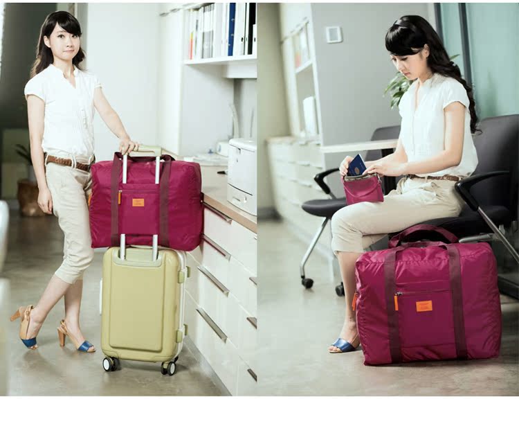 m vuông du lịch mua sắm túi đa chức năng hành lý xe đẩy hành lý túi lưu trữ túi không thấm nước công suất lớn nam giới và phụ nữ lock and lock vali