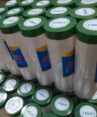 Masking protective film paint spraying and paper tape high adhesive film dust cover car spray paint masking film