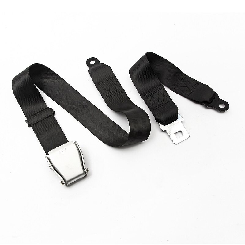 Two-point seat belt amusement equipment safety rope aviation aluminum aircraft aviation car seat belt factory direct sales