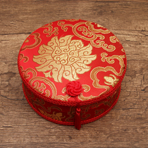 Wedding supplies engagement dowry new married woman dowry fabric sewing kit brocade satin box wedding sewing set