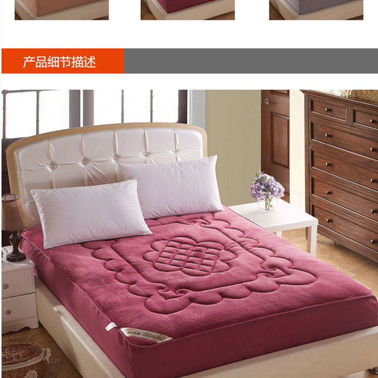 Đặc biệt nhíp nệm giường đôi 1,8m giường 笠 đoạn chống trượt bốn mùa phổ dày 1,5 giường mềm được gấp lại - Nệm nệm kymdan giá rẻ