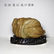 Songhua stone strange stone Maoshi original stone ornamental stone boutique pictographic stone Luohan fish has been more than a year