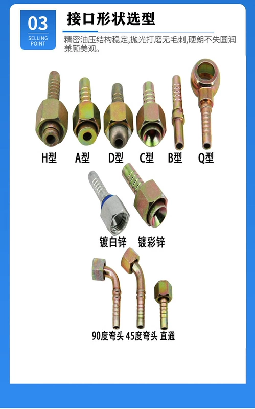 Ống thủy lực tùy chỉnh 
            , ống bện dây thép, lắp ráp ống dầu chịu nhiệt độ cao và áp suất cao, cung cấp dầu tùy chỉnh HYDRAULICHOSE phụ kiện ống thủy lực