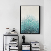 Light luxury porch decorative painting vertical version modern minimalist living room sofa background wall painting Nordic corridor end mural