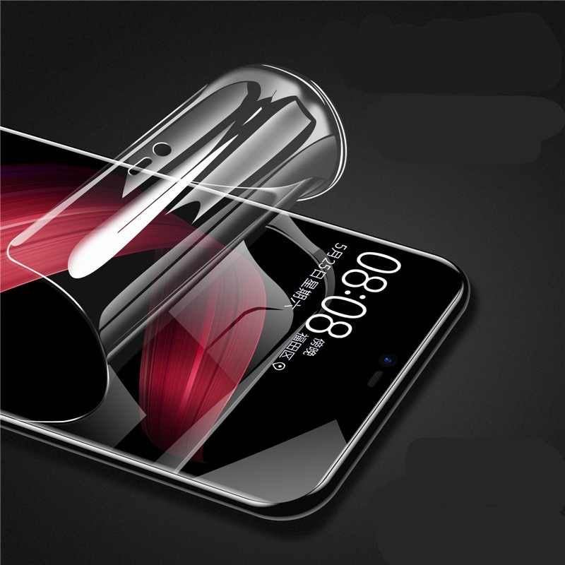 oppor15水凝膜r15梦境版标准版钢化膜R15X手机曲面全屏覆盖R15星云版原装抗蓝光软边全包无白边磨砂0pp0高清