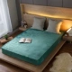 Giường nhung pha lê Giường đơn bọc lông cừu san hô ấm Simmons nệm bọc flannel 1,8m trải giường ga chun bọc giường spa
