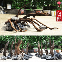 Sunken wood building plan Jiang Jinghua home living room desktop small fish tank round plastic anti-fall