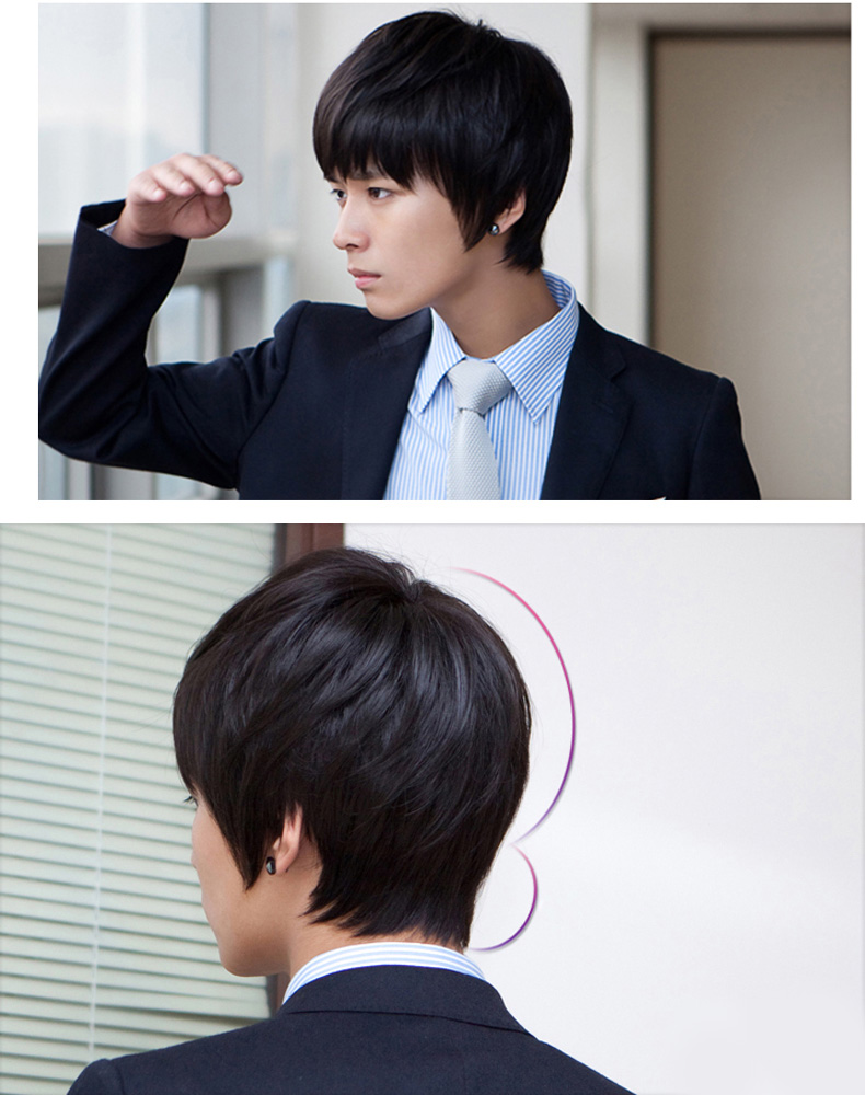 Perruque JUHANGWIGS     cheveux raides Court - Ref 2614007 Image 13