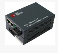 Boway BR-C108SC S20 2 network interface single-mode fiber optic transceiver external power supply 20KM