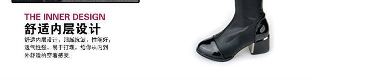 Giày cao đến đầu gối nữ 2017 mùa xuân và mùa thu hoang dã mỏng nhọn dày với giày cao gót cao boot cổ ngắn