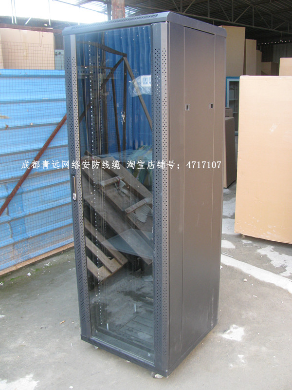 1 6m cabinet 600*600*1600 luxury network cabinet classic black 32U switch cabinet