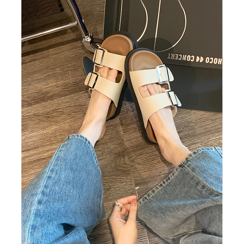 【Limited Time 78】Genuine Leather Thick-Soled Birkenstock Shoes for Women, Summer Outdoor Slippers, Large Size Birkenstock Shoes, Women's Single Strap Sandals 【Limited Time 78】Genuine Leather Thick-Soled Birkenstock Shoes for Women, Summer Outdoor Slippers, Large Size Birkenstock Shoes, Women's Single Strap Sandals