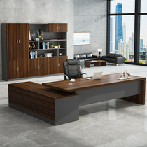 Desk Commercial boss table Big Pantai Modern Simple Office Furniture Desk and Chair Combination President Office Desk