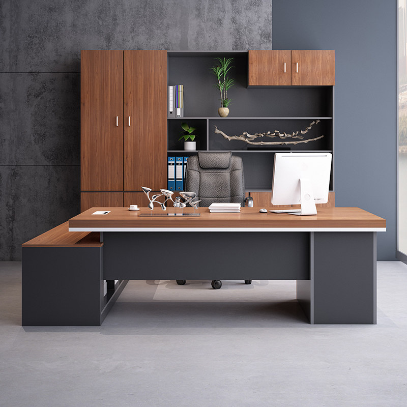 Desk Boss Table Minimalist Modern Grand Bandae President Table Manager Table Office Single Table And Chairs Combined Furniture