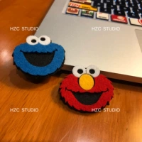 "Han Zi Chen" American Sesame Street Classic Cartoon Red Blue Emma Feel Trâm Pin Trang trí - Trâm cài phụ kiện cài áo giá rẻ