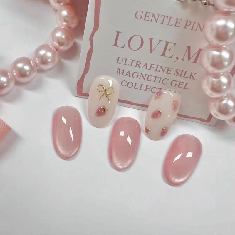 Others/Chili Is a Bit Sweet Series Cute and Sweet Girly Handmade Wearable Nails Pure Desire Date Manicure