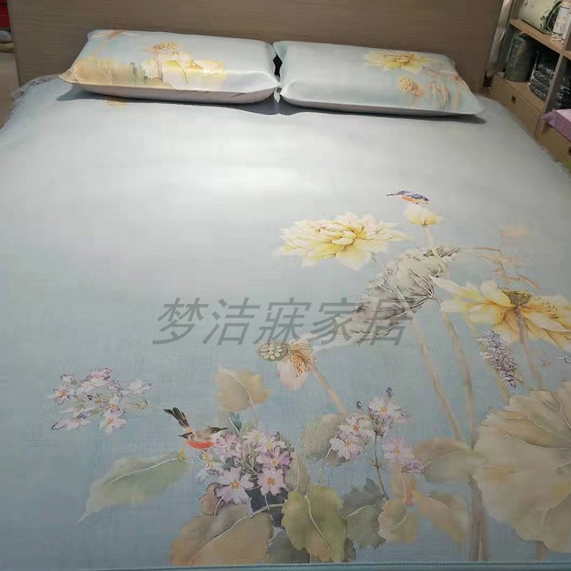 Mengjie painted three-piece set of buffalo leather mat like a dream, Xiaohe, Splendid Nange, Persimmon Ruyi Do you know
