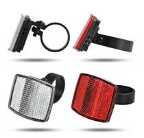 Mountain bike front reflector bicycle rear reflector light accessories night headlights warning signs taillights