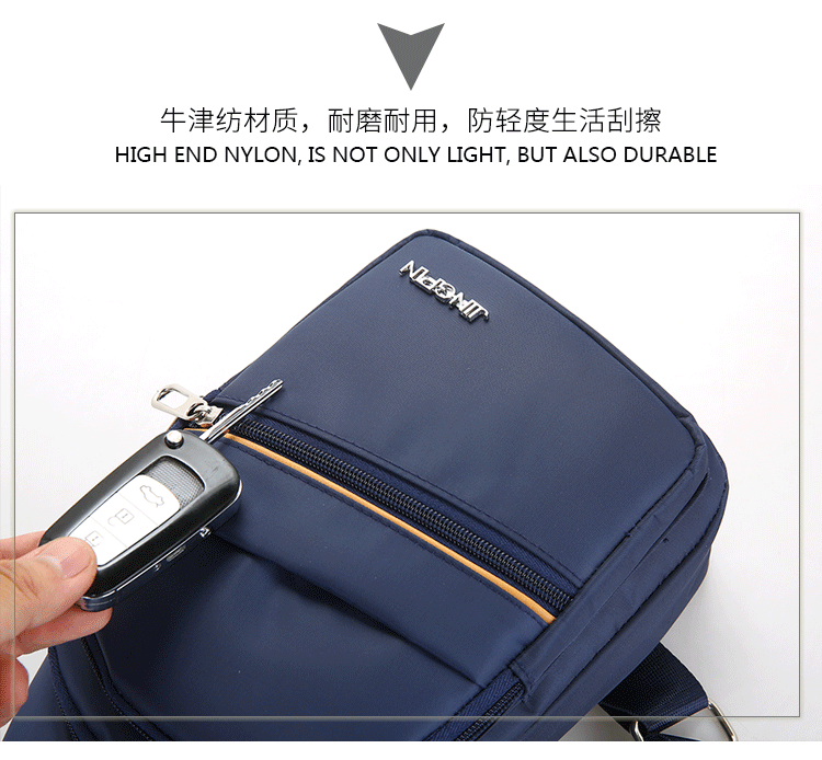 2018 mới túi ngực nam túi đeo vai Messenger túi nam phiên bản Hàn Quốc của thủy triều nylon chống nước ngực nhỏ ba lô balo da nam