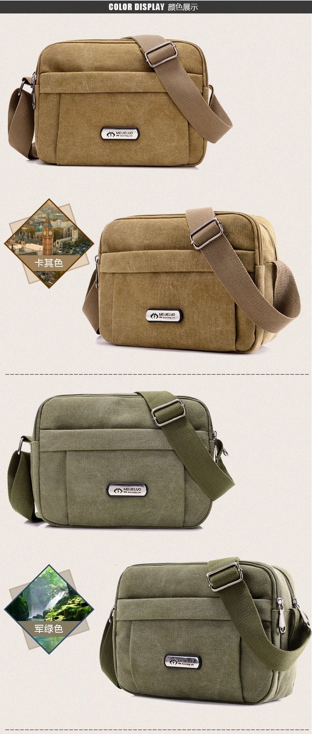 Túi đeo vai nam Túi vải Túi Messenger Túi xách nam Túi đeo chéo cho doanh nhân Túi đeo vai Túi vải thông thường túi gucci chính hãng