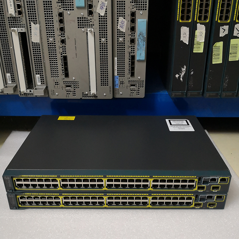 Used Cisco Cisco WS-C2960S-48TD-L S 48-port Full Gigabit 2-port 10 Gigabit Network Switch