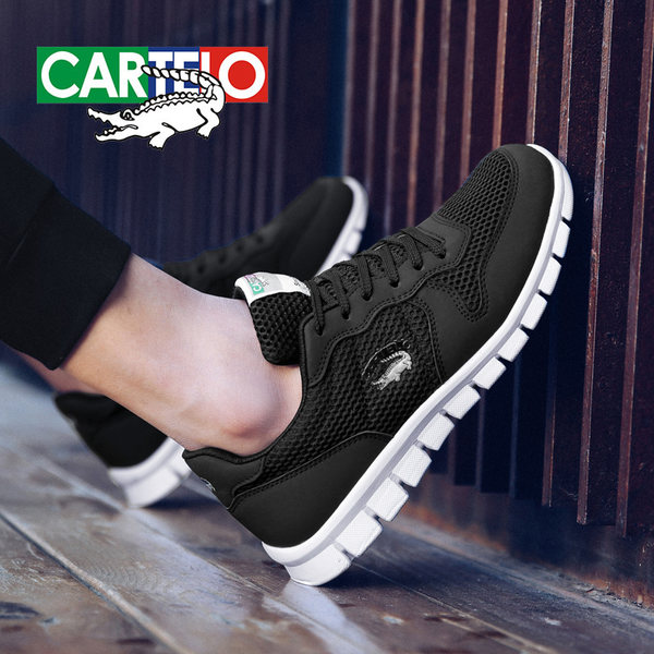 CARTELO 卡帝乐鳄鱼 夏季网面 男式休闲鞋 运动鞋 天猫优惠券折后￥58包邮（￥118-60）5色可选