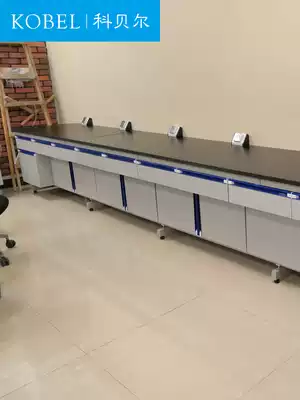 Test bench laboratory side bench side cabinet test bench Workbench steel wood test bench test table fume hood