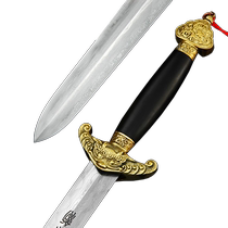 Longquan sword real copper Qianlong sword pattern steel ancient handmade sword long sword collection unedged flagship store