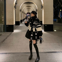 Crystal lord net red lamb wool small fragrant coat wind female autumn winter medium long style thickened lamb fluff suede 2020 new