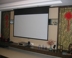 Màn hình treo tường tự khóa HD cầm tay 72 inch 84 inch 100 inch 120 inch 150 inch vải màn hình thủ công - Phụ kiện máy chiếu may chieu van phong gia re Phụ kiện máy chiếu