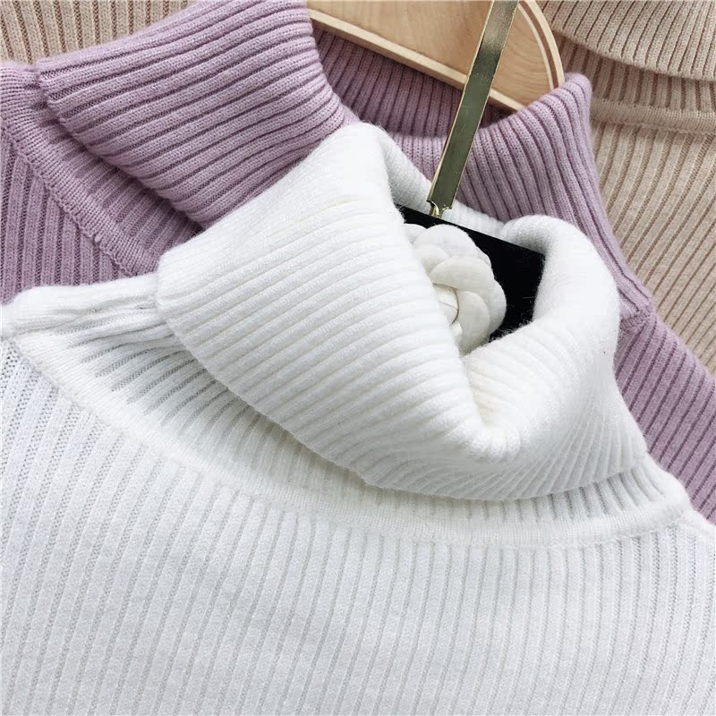 Mùa thu 2018 phiên bản Hàn Quốc mới của áo len mỏng cổ tròn màu dài hoang dã áo len cardigan