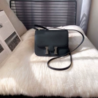 Swift Pipon Kangkang Bag 19 см. Черная серебряная пряжка