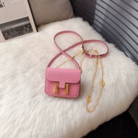 Чепотка свиньи нос хорошо -кан Кан Кан Розовой Золотой Золотая Грость Золотая цепь (не может положить мобильные телефоны)