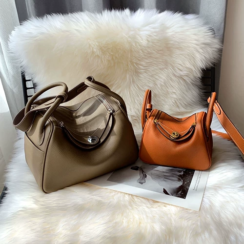 Кожаная сумка через плечо, 2020, воловья кожа, изысканный стиль