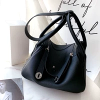 26 см маленький черный (серебряная пряжка)