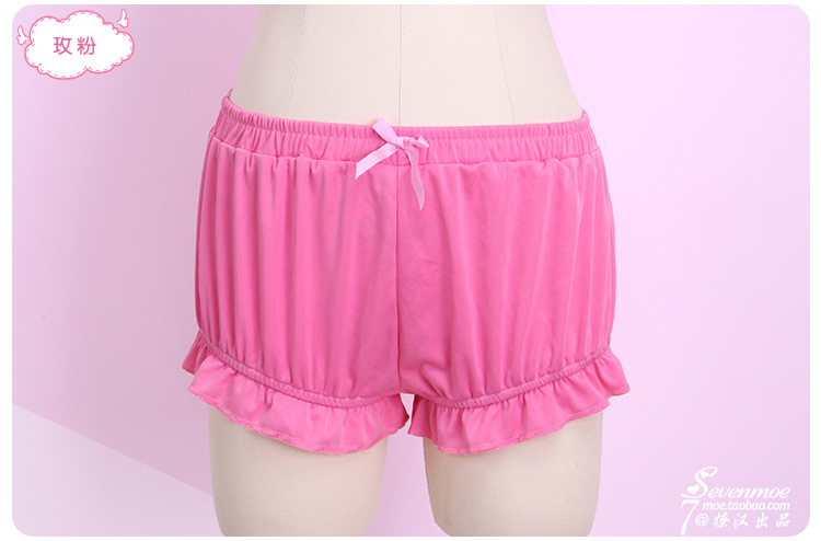 [撩 汉 sản xuất] quần bí ngô dễ thương hoa quần legging Nhật Bản mềm mại an toàn cho em gái quần legging nữ thể thao