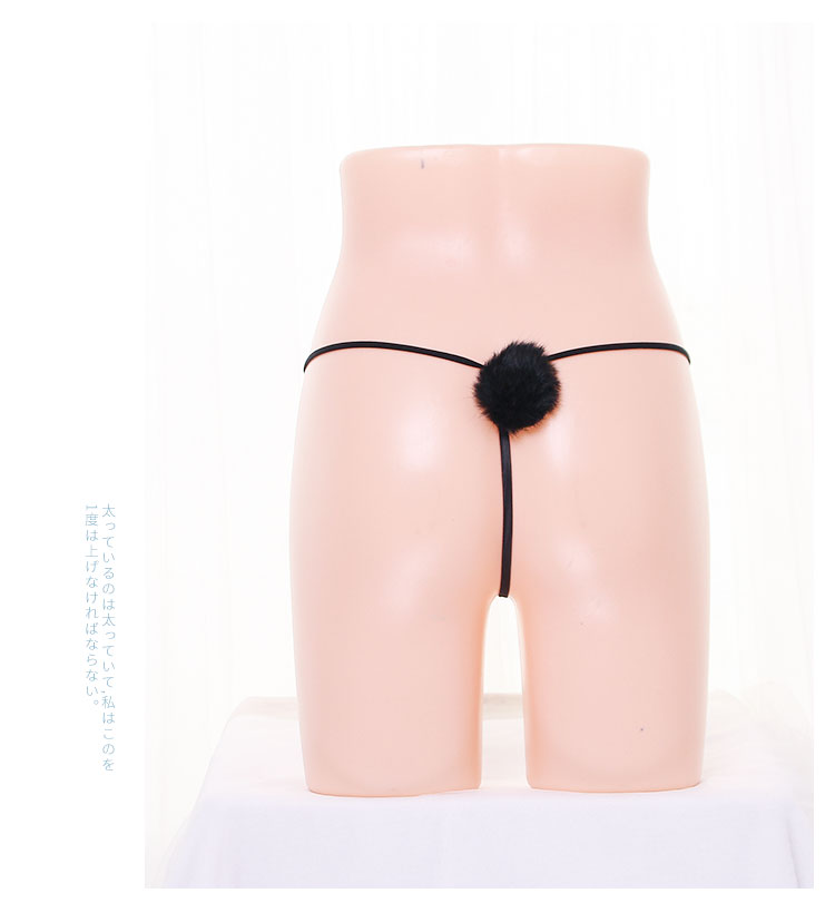[撩 汉 sản xuất] quần lót đuôi thỏ thỏ lông bóng mềm em gái nhỏ bên trong đuôi thỏ bikini quyến rũ