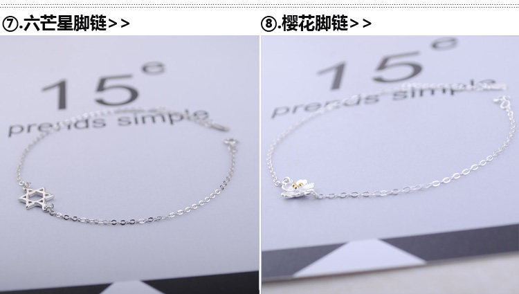 Bracelet de cheville Femme OTHER   en Argenterie - Ref 3103249 Image 12