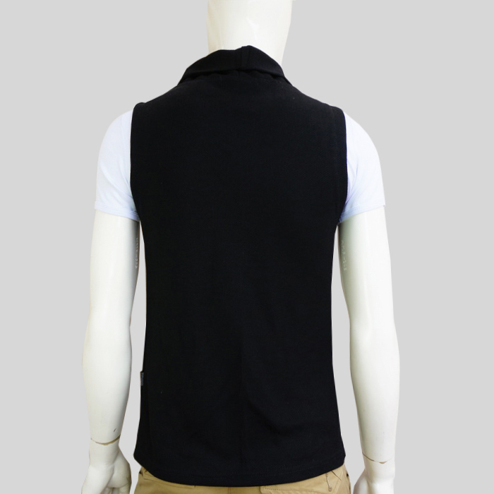 Mùa xuân và mùa hè mỏng của nam giới không tay cardigan vest vest cá tính Hàn Quốc hoang dã đan áo khoác nam bên ngoài vest