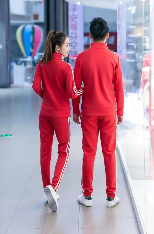 Quần áo thể thao nam Các cặp đôi mùa xuân và mùa thu của phụ nữ - Thể thao sau