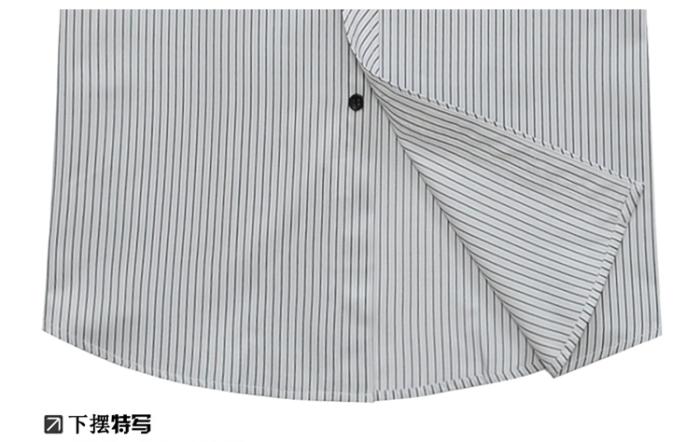 Mùa thu trung niên nam áo dài tay trung niên kinh doanh áo sơ mi cotton inch cha giản dị nam phần mỏng áo sơ mi nam màu vàng