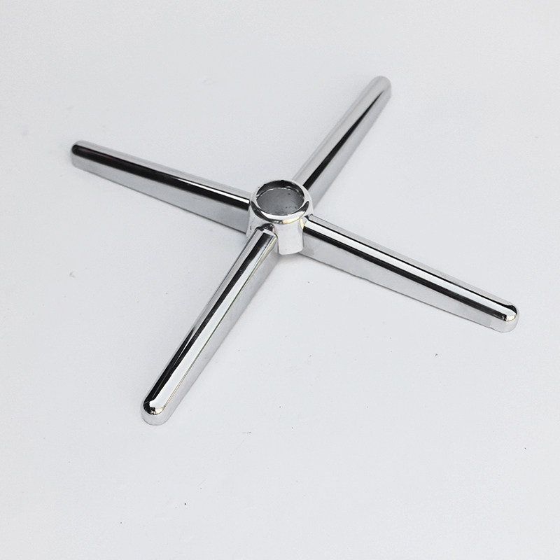  Swivel chair accessories Chair four-star tripod chassis plated widening thickened computer chair base office chair-Taobao
