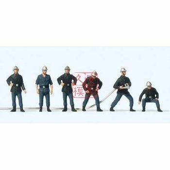 Simulation Characters Miniature Man 1:87 PREISER 10233 French Firefighter ເສື້ອຜ້າແຟຊັ່ນເກົ່າ.