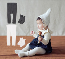 Korean baby baby big ass leggings pantyhose spring and autumn bottling socks female baby pants girls Big pp pants