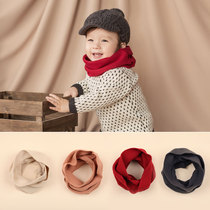 Korean baby scarf autumn and winter childrens bib spring and autumn thin baby boys and girls infants 0-1-2 years old